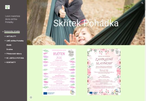 " Lesní mateřská škola skřítka Pohádky, z.s." nabízí práci na pozici Učitelé v oblasti předškolní výchovy (m/ž) v obci Zvole