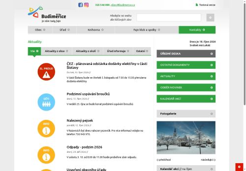 Zobrazit webové stránky Obecní úřad Budiměřice