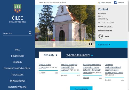 Zobrazit webové stránky Obecní úřad Čilec