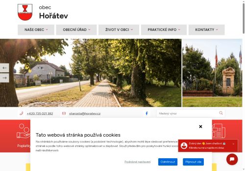 Zobrazit webové stránky Obecní úřad Hořátev