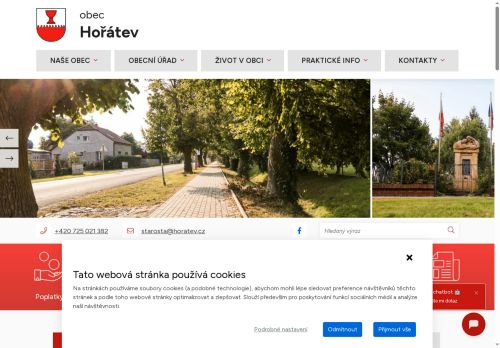 Zobrazit webové stránky Obecní úřad Hořátev