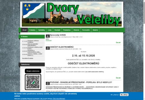 Zobrazit webové stránky Obecní úřad Dvory