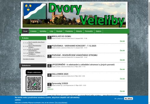 Zobrazit webové stránky Obecní úřad Dvory