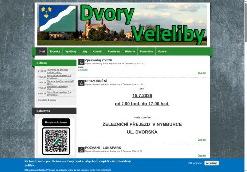 Zobrazit webové stránky Obecní úřad Dvory