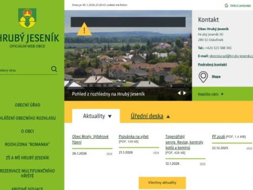 Obecní úřad Hrubý Jeseník
