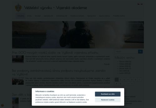 Zobrazit webové stránky Velitelství výcviku – Vojenská akademie