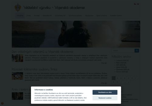 Zobrazit webové stránky Velitelství výcviku – Vojenská akademie