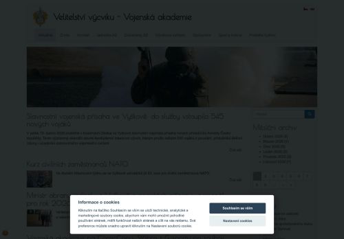 Zobrazit webové stránky Velitelství výcviku – Vojenská akademie
