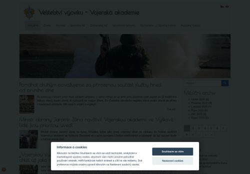 Zobrazit webové stránky Velitelství výcviku – Vojenská akademie
