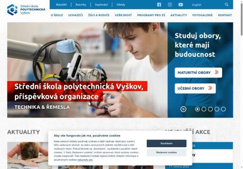 Střední škola polytechnická Vyškov, příspěvková organizace nabízí práci na pozici Učitel/ka odborného výcviku v oboru Instalatér - zástup za nemoc v obci Vyškov