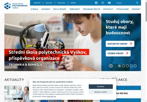 Zobrazit webové stránky Střední odborná škola a Střední odborné učiliště