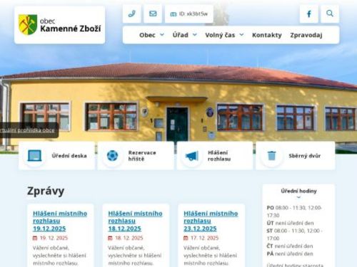 Obecní úřad Kamenné Zboží