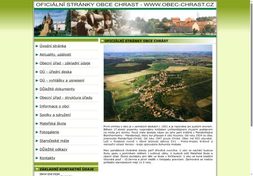 Zobrazit webové stránky Obecní úřad Chrást