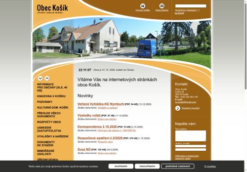 Zobrazit webové stránky Obecní úřad Košík