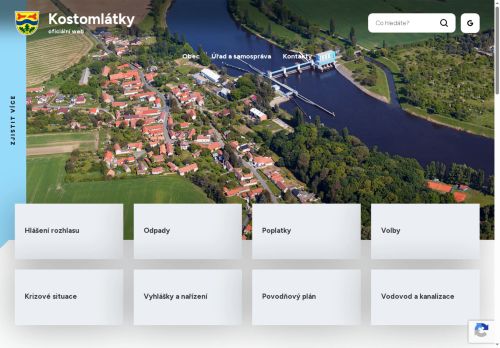 Zobrazit webové stránky Obecní úřad Kostomlátky