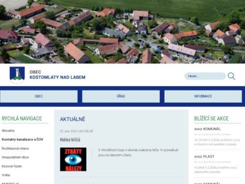 Obecní úřad Kostomlaty nad Labem