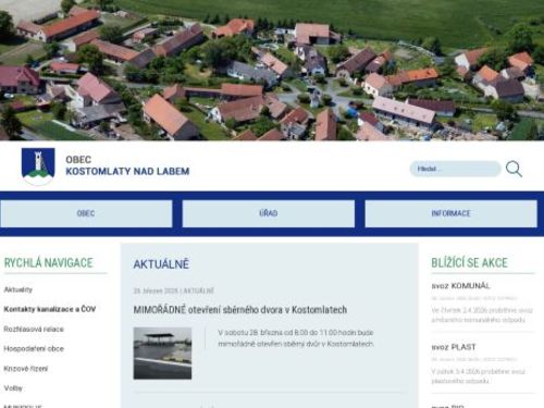 Obecní úřad Kostomlaty nad Labem