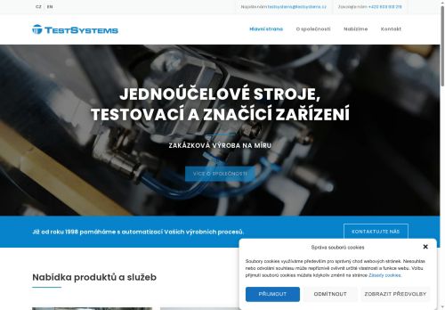 Zobrazit webové stránky TestSystems s.r.o.