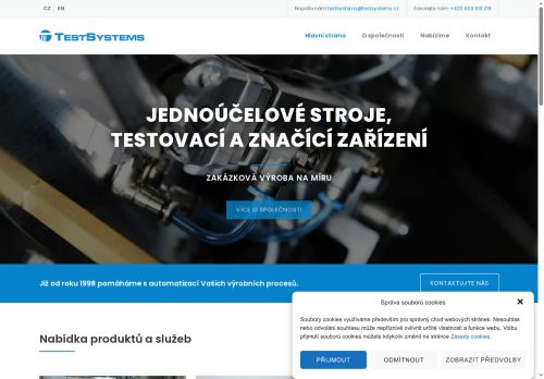 Zobrazit webové stránky TestSystems s.r.o.