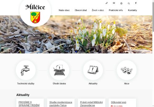 Zobrazit webové stránky Obecní úřad Milčice