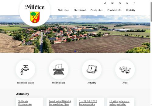 Zobrazit webové stránky Obecní úřad Milčice