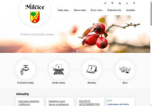 Zobrazit webové stránky Obecní úřad Milčice