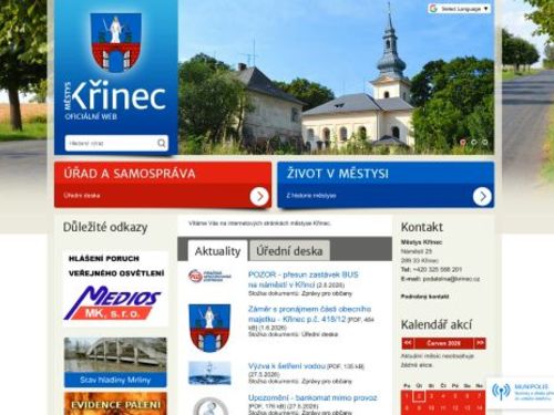 Úřad městyse Křinec