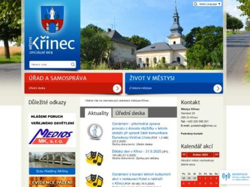 Úřad městyse Křinec
