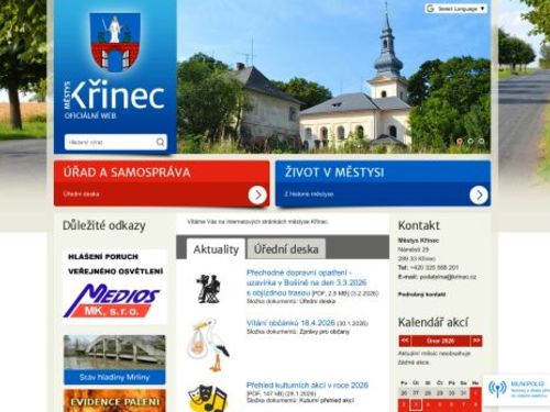 Úřad městyse Křinec