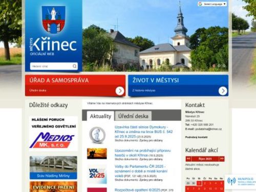Úřad městyse Křinec