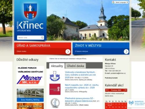 Úřad městyse Křinec