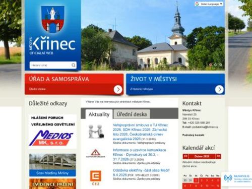 Úřad městyse Křinec