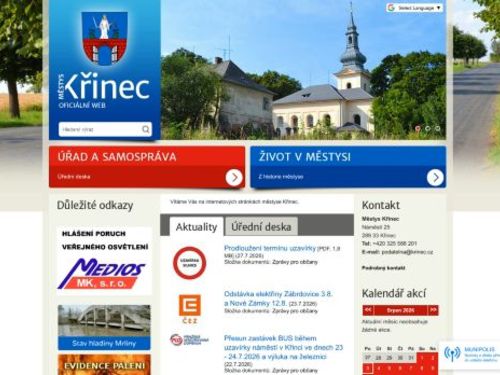 Úřad městyse Křinec