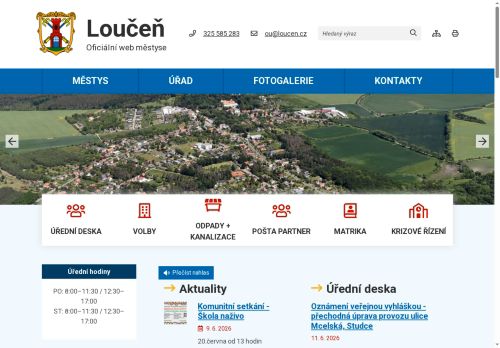 Zobrazit webové stránky Úřad městyse Loučeň