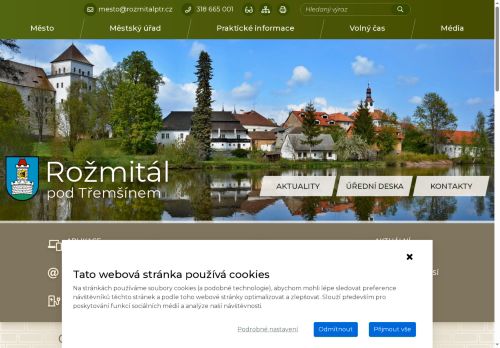 Zobrazit webové stránky Městský úřad Rožmitál pod Třemšínem