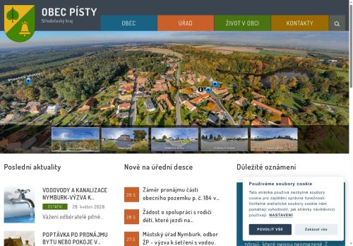Zobrazit webové stránky Obecní úřad Písty