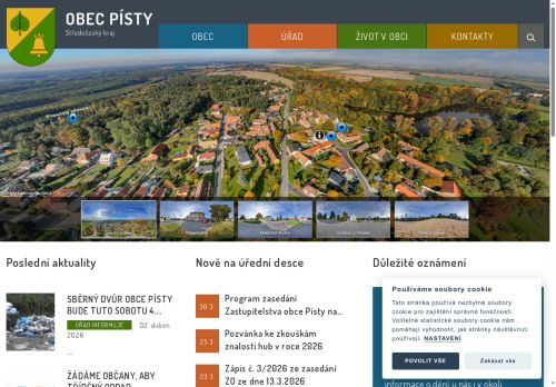 Zobrazit webové stránky Obecní úřad Písty