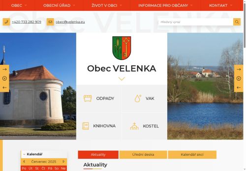 Zobrazit webové stránky Obecní úřad Velenka