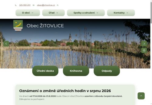 Zobrazit webové stránky Obecní úřad Žitovlice