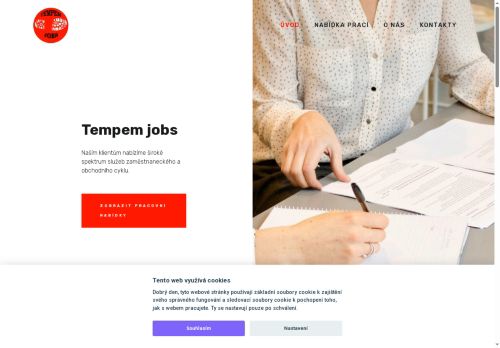 Tempem jobs s.r.o. nabízí práci na pozici Obsluha stroje v obci Plzeň