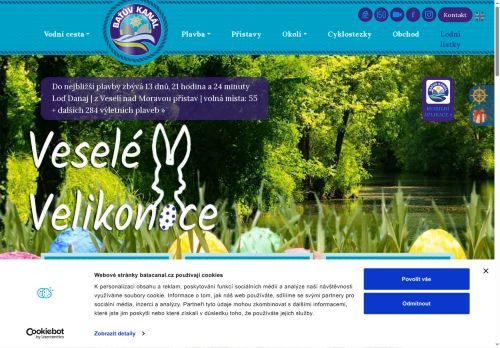 Zobrazit webové stránky Baťův kanál