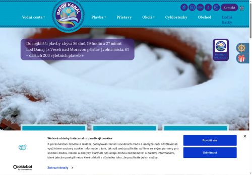 Zobrazit webové stránky Baťův kanál