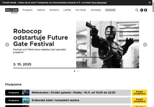 Zobrazit webové stránky Kino Svět