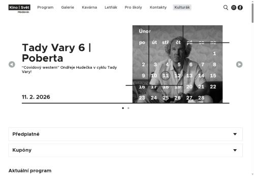 Zobrazit webové stránky Kino Svět