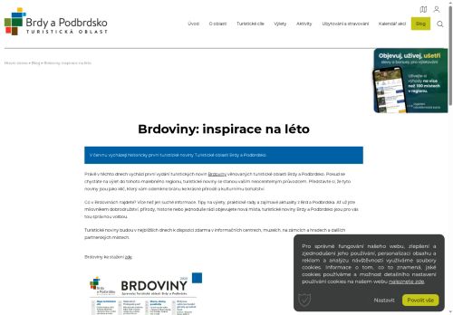 Zobrazit webové stránky Zpravodaj Turistické oblasti Brdy a Podbrdsko Brdoviny