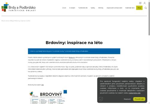 Zobrazit webové stránky Zpravodaj Turistické oblasti Brdy a Podbrdsko Brdoviny