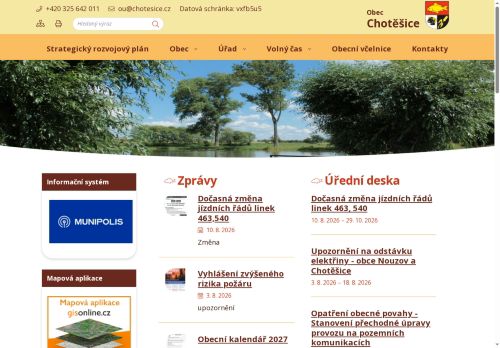 Zobrazit webové stránky Obecní úřad Chotěšice