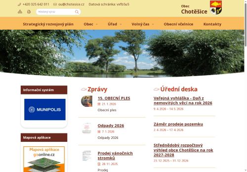 Zobrazit webové stránky Obecní úřad Chotěšice