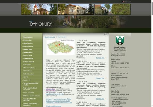 Zobrazit webové stránky Obecní úřad Dymokury