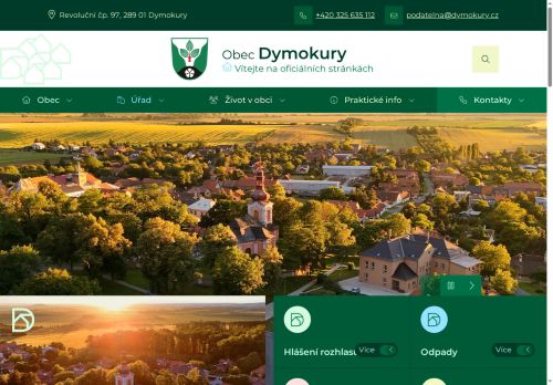 Zobrazit webové stránky Obecní úřad Dymokury